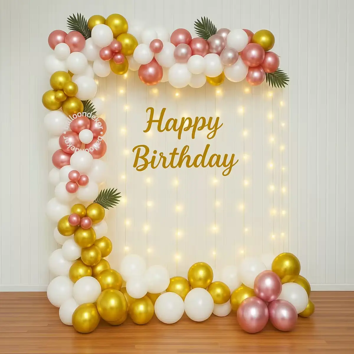 Birthday Arch Decoration with Balloons