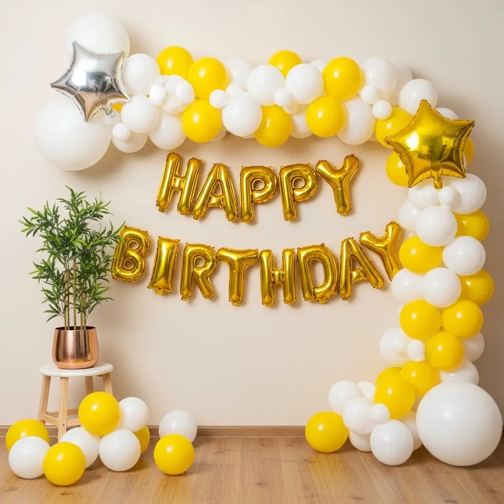 Simple Balloon Arch Decoration