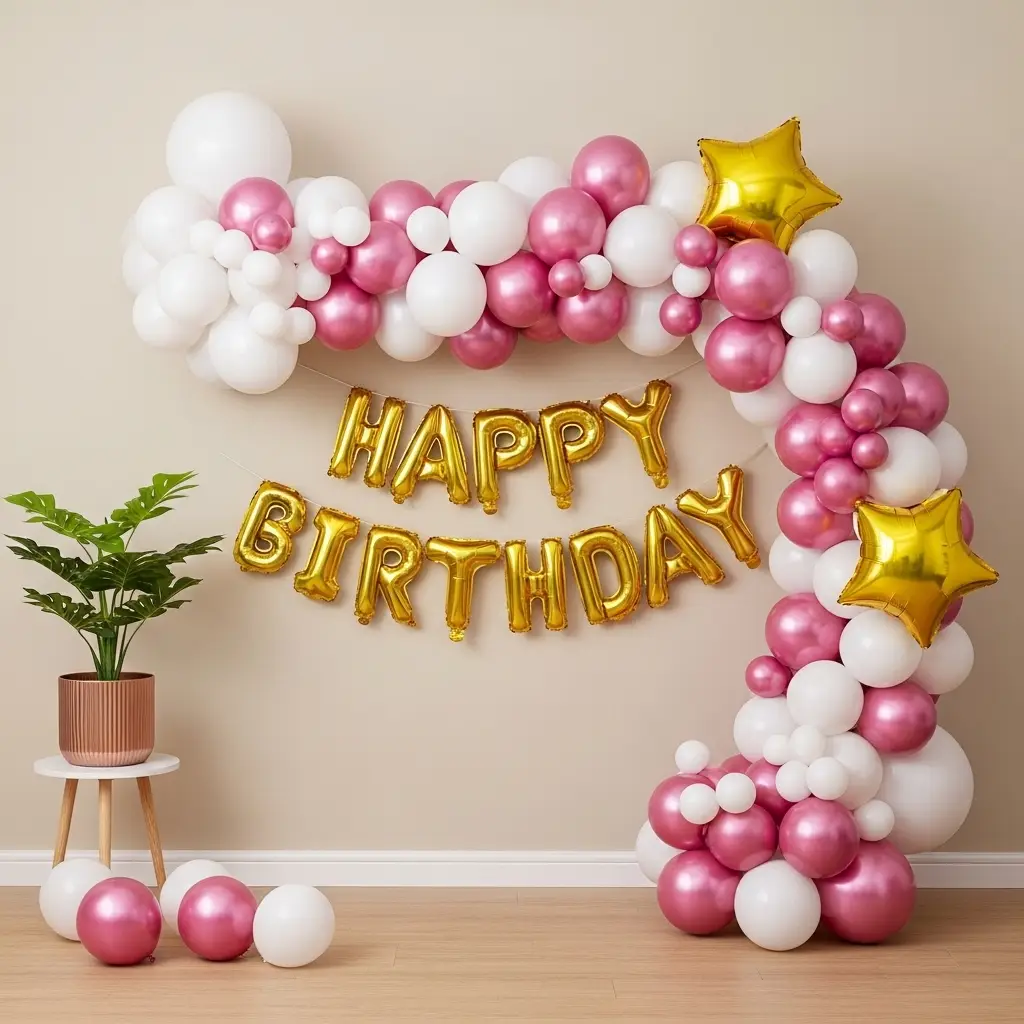Simple Balloon Arch Decoration