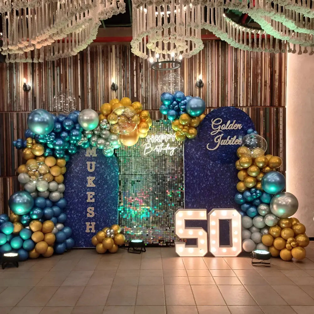 Sparkle Night Birthday Bash Setup