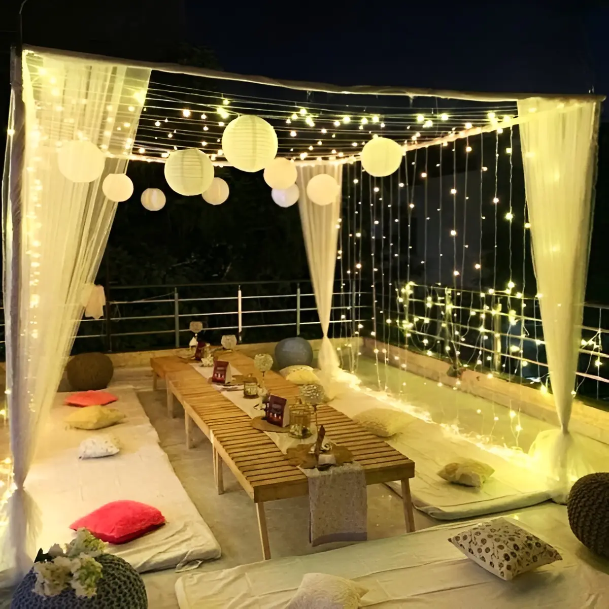 Rooftop Party Decoration