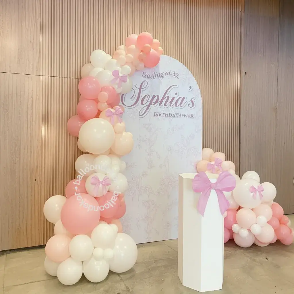 Surprise Birthday Backdrop Decoration — thumbnail 2