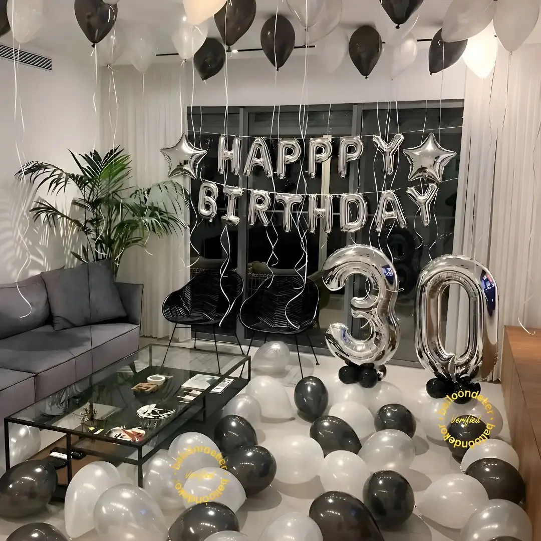 Balloon Hall Setup — Birthday Decoration in Chandigarh in Chandigarh