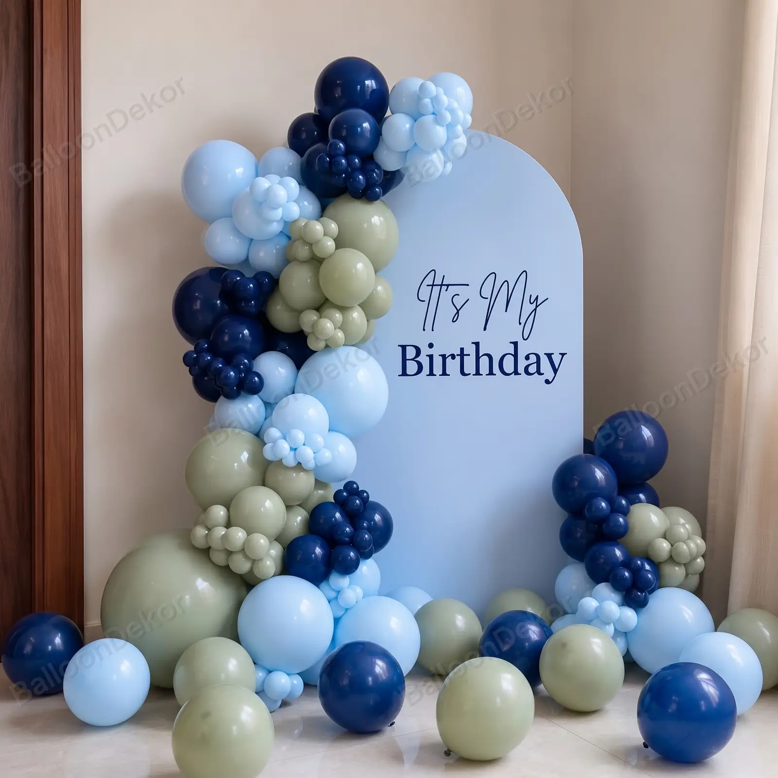 Birthday Balloon Decoration with Backdrop — Trending Balloon Decoration Packages in Noida