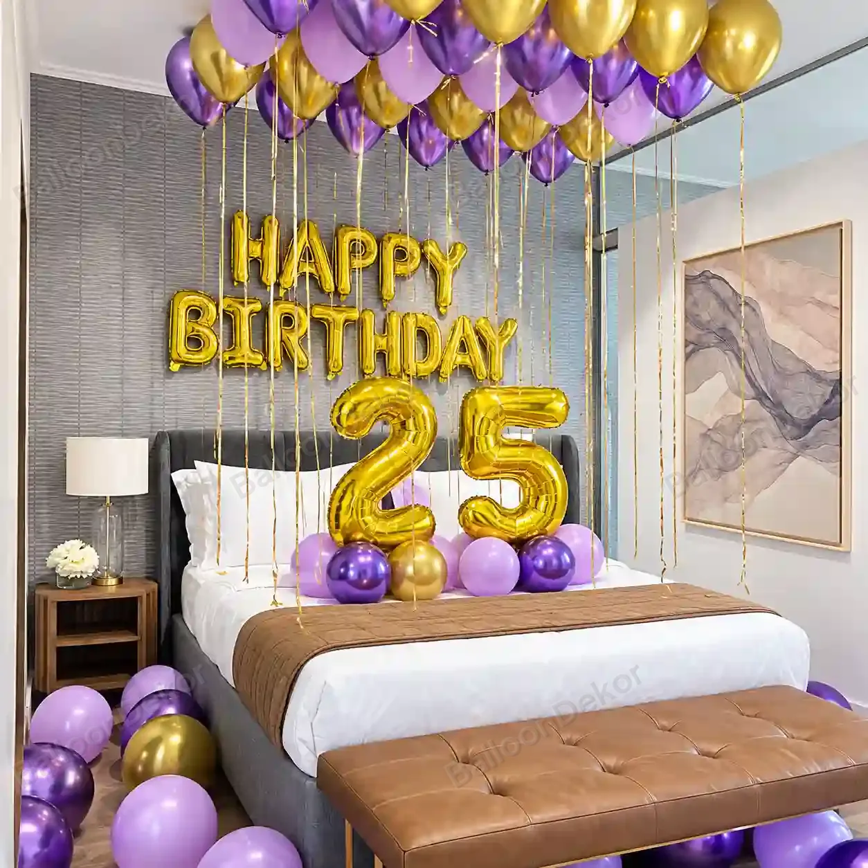 Birthday Room Celebration Balloon Decoration — thumbnail 2