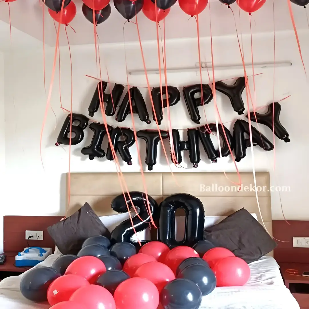 Black Gold Birthday Decor — thumbnail 3