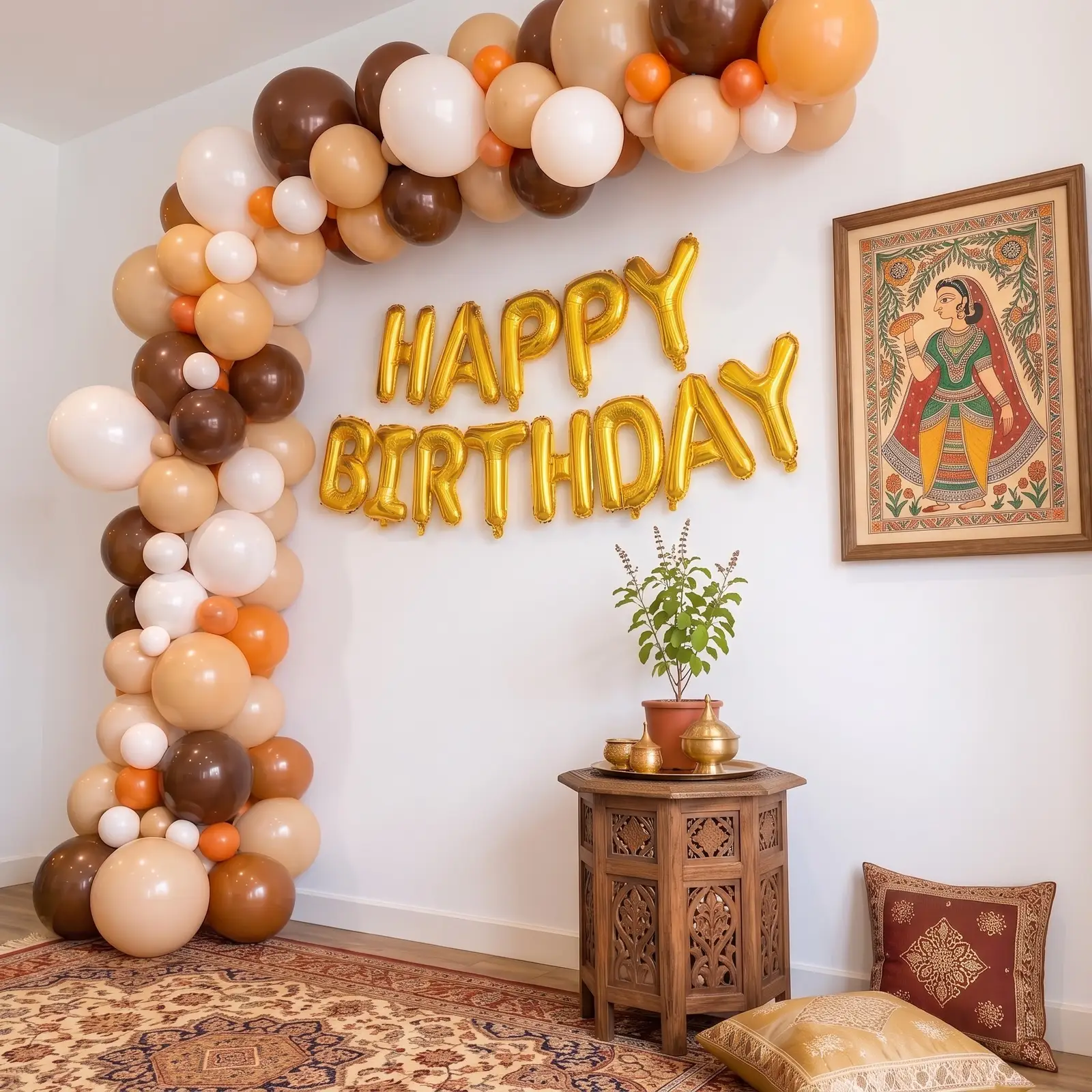 Classic Birthday Balloon Wall Decor — photo 2