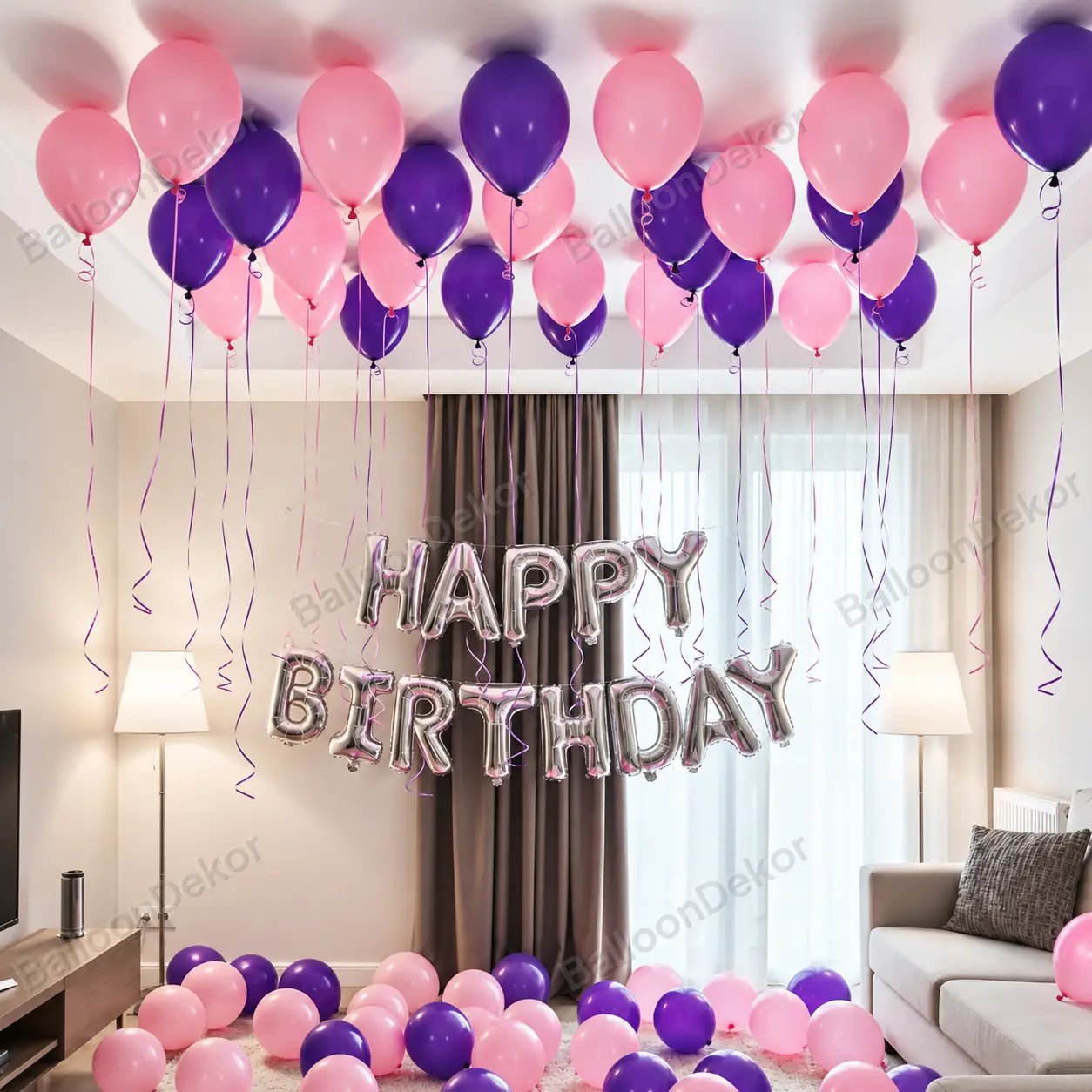 Classy Simple Balloon Decoration — Balloon & Birthday Decoration in Ajmer in Ajmer