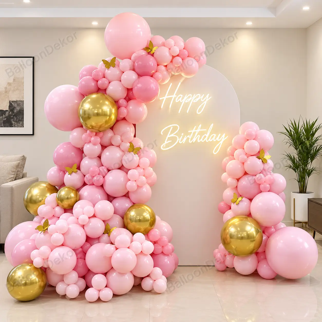 Customized Panel Birthday Setup — Balloon & Birthday Decoration in Bikaner in Bikaner