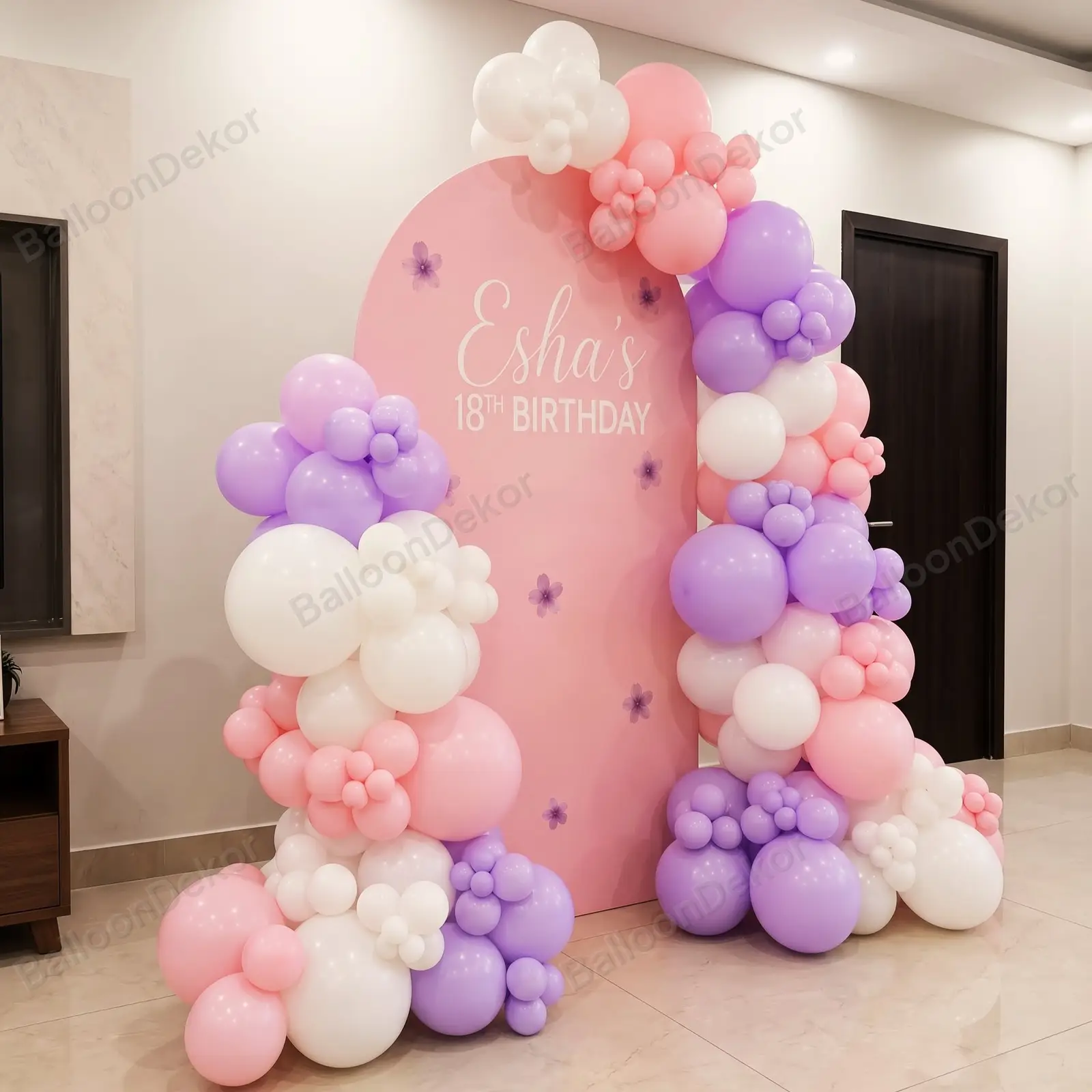 Dreamy Flowers Birthday Decoration at Home — photo 2