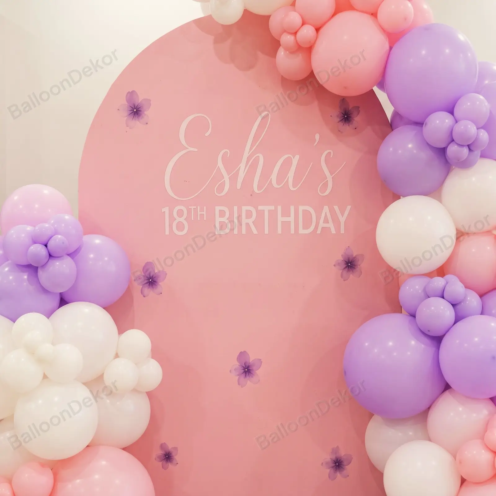 Dreamy Flowers Birthday Decoration at Home — photo 3
