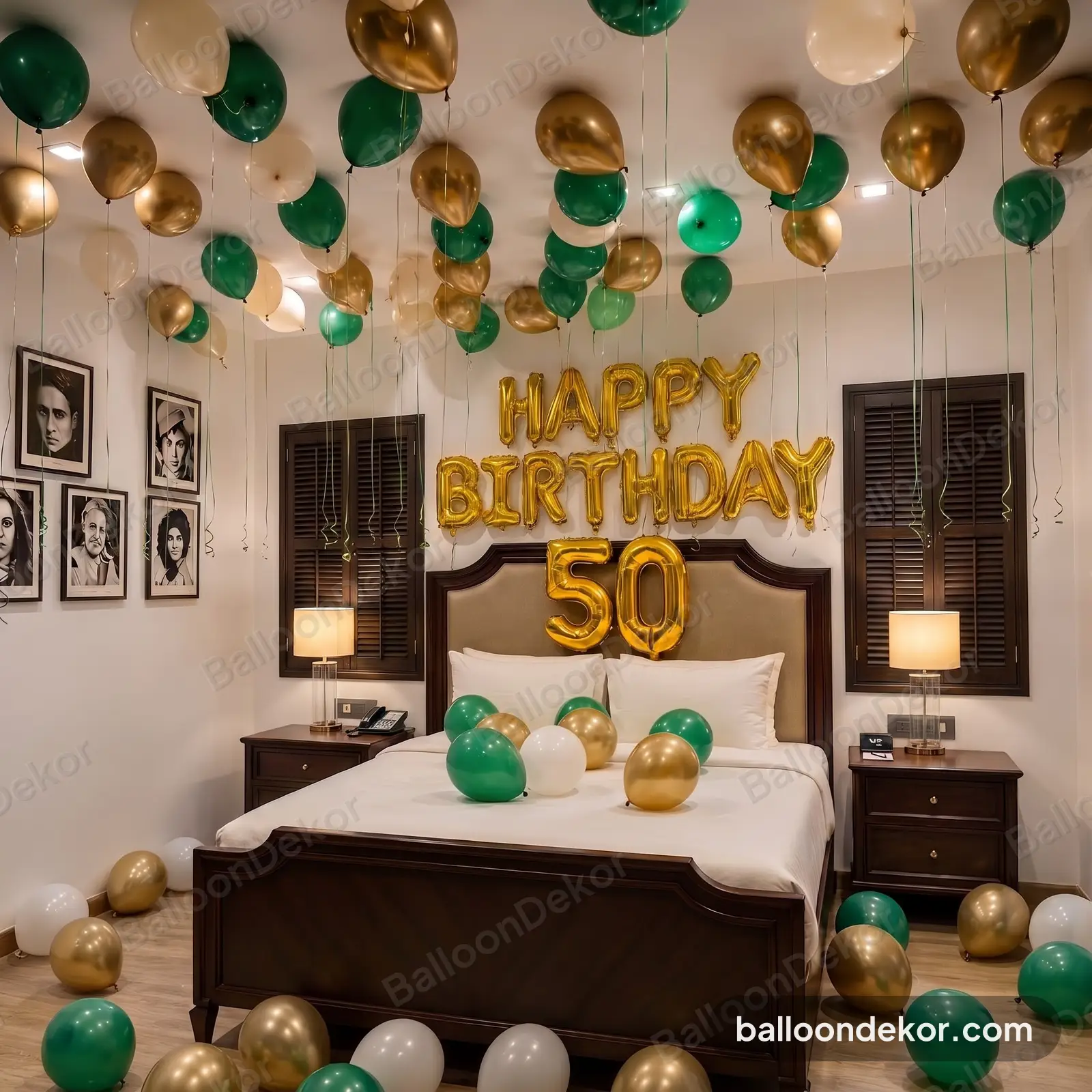 Elegant Balloon Room Decoration — Balloon Decoration in Gurgaon in Gurgaon