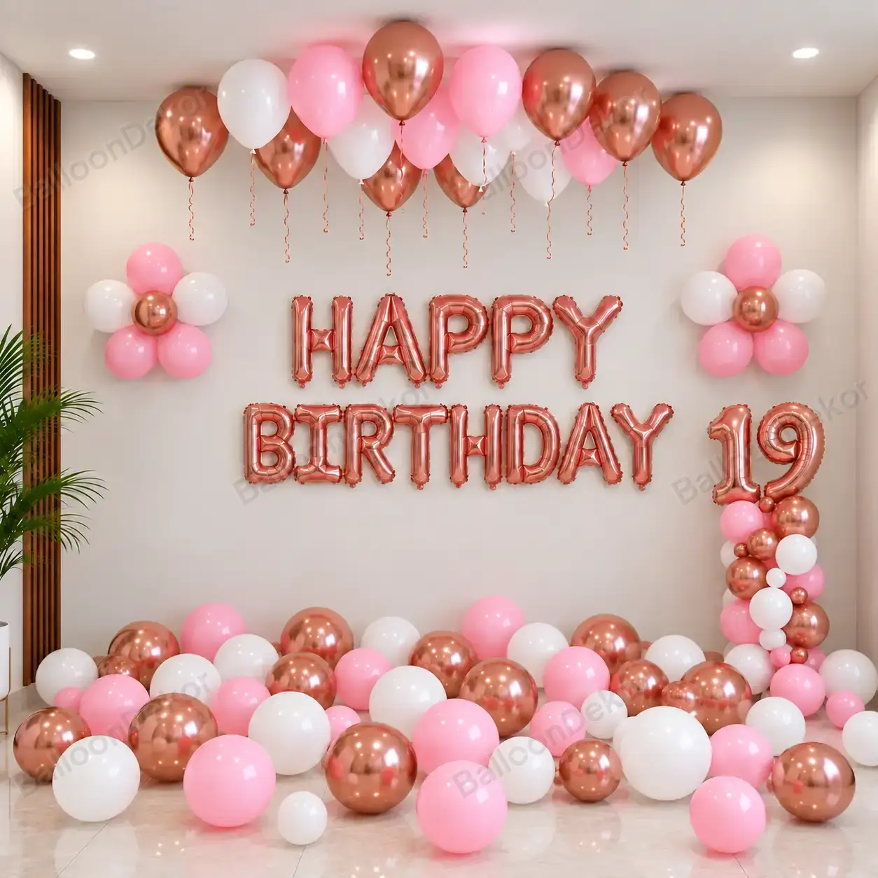 Elegant Birthday Celebration Setup