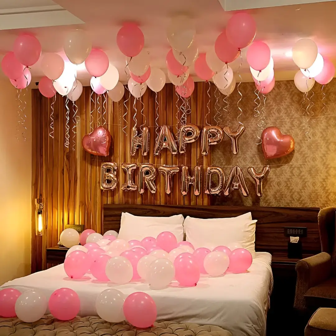Elegant Birthday Room Decor — thumbnail 2