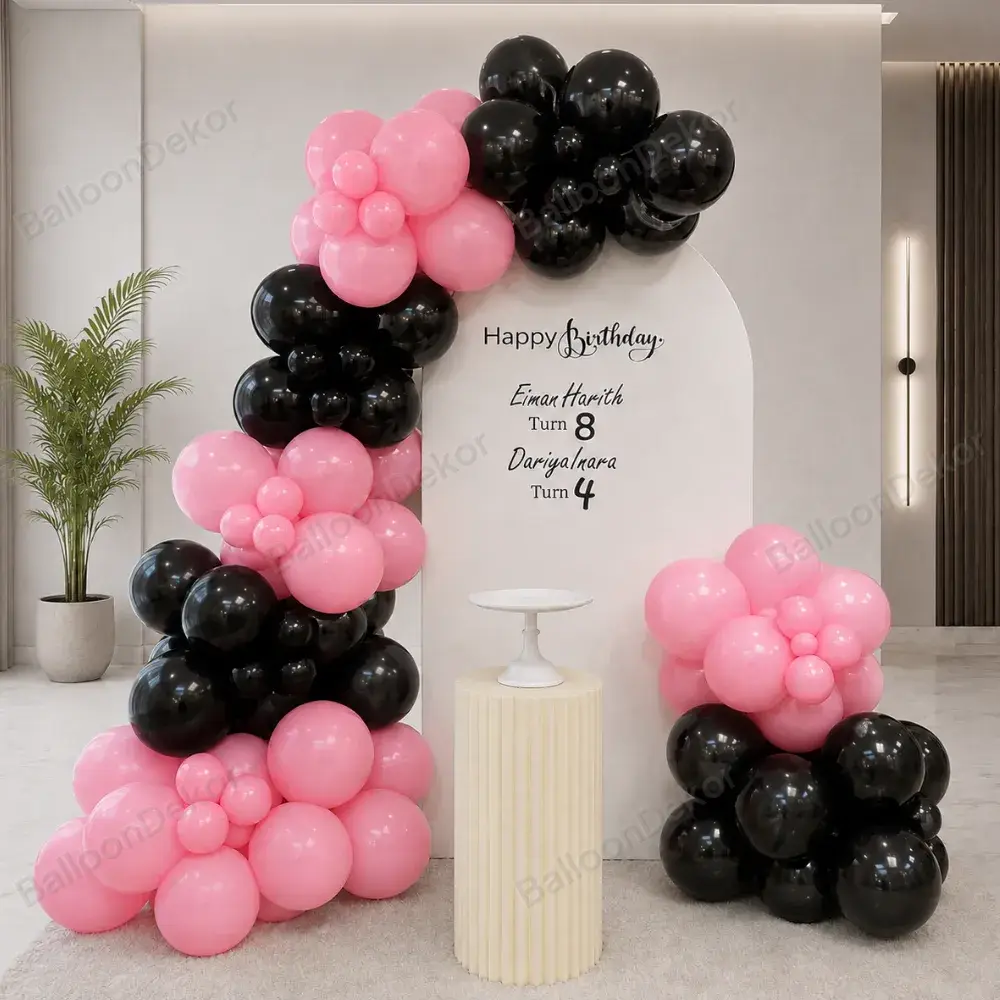 Elegant Milestone Birthday Balloon Decoration
