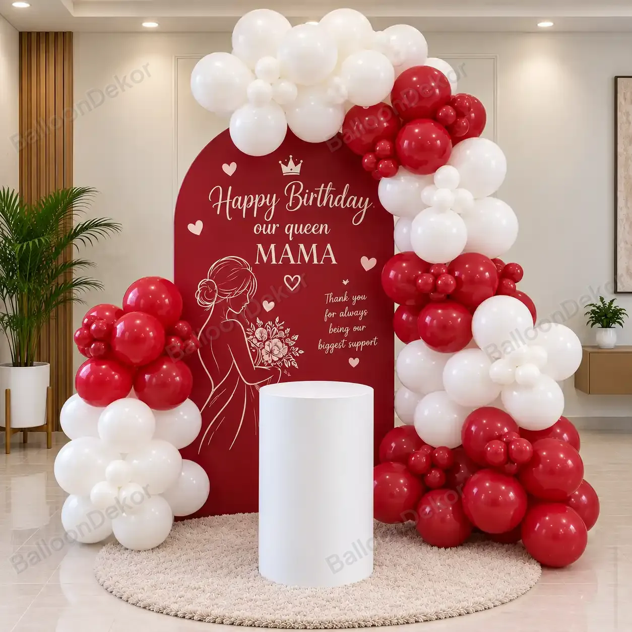 Elegant Mother's Birthday Decoration