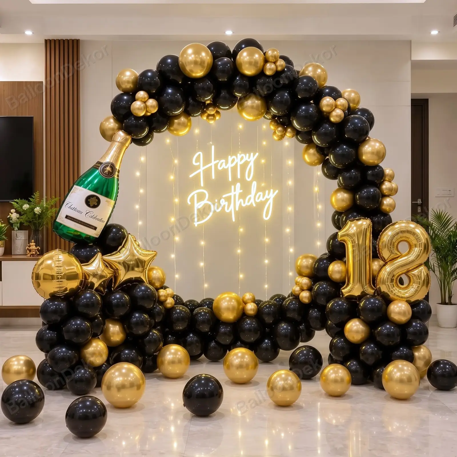 Majestic Moments Setup — Balloon Decoration in Delhi at Home in Delhi