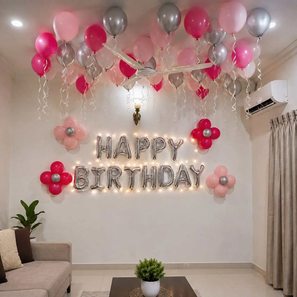 Pink Balloons Birthday Decor — thumbnail 2