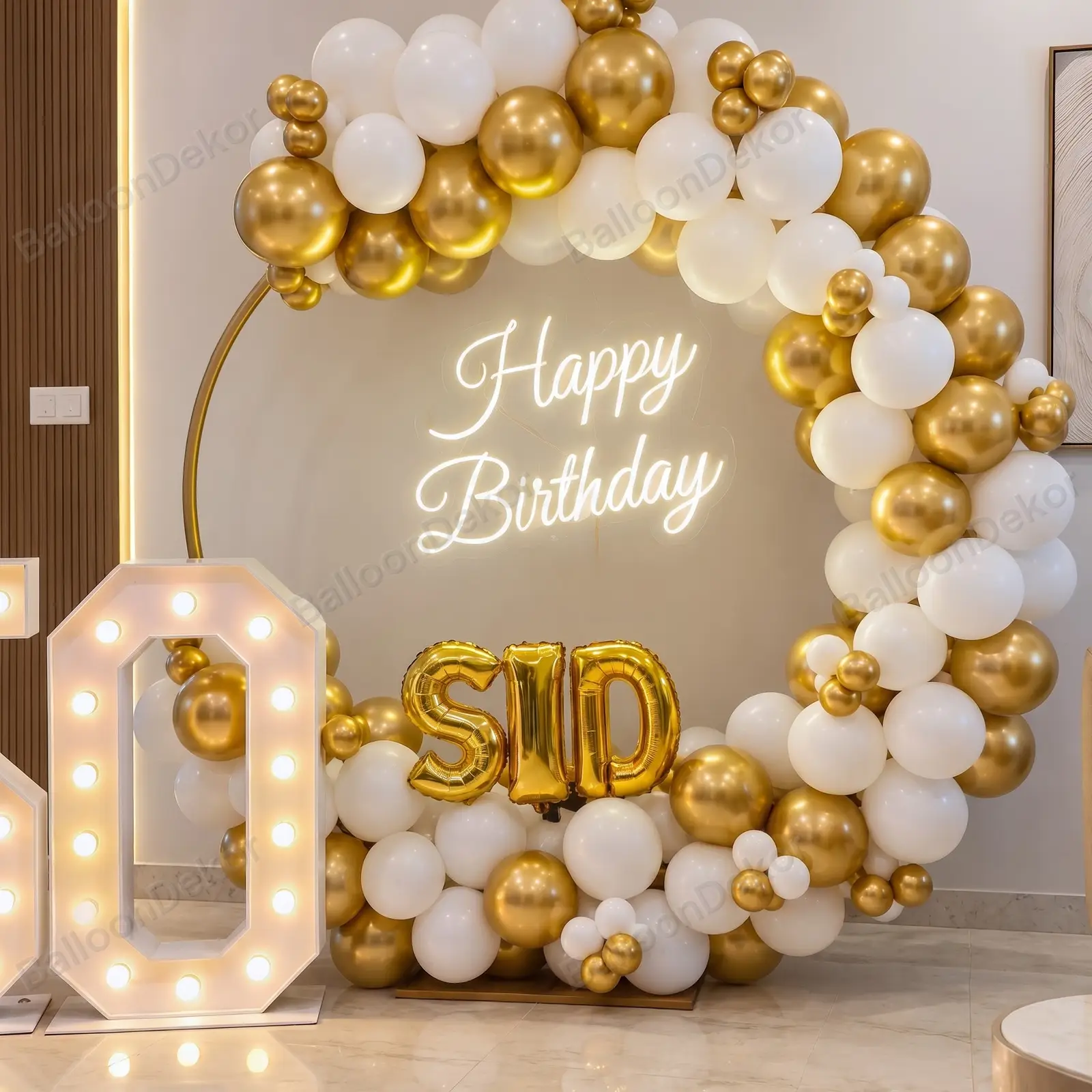 Premium LED Letter Decoration Setup — thumbnail 2