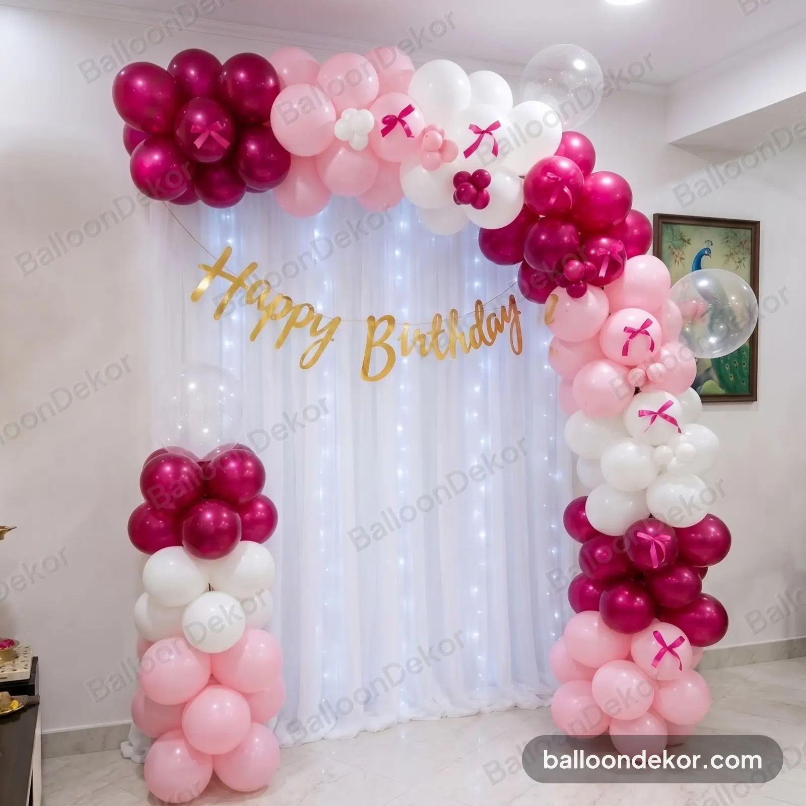 Premium Pink Balloon Decoration in Hyderabad — photo 2