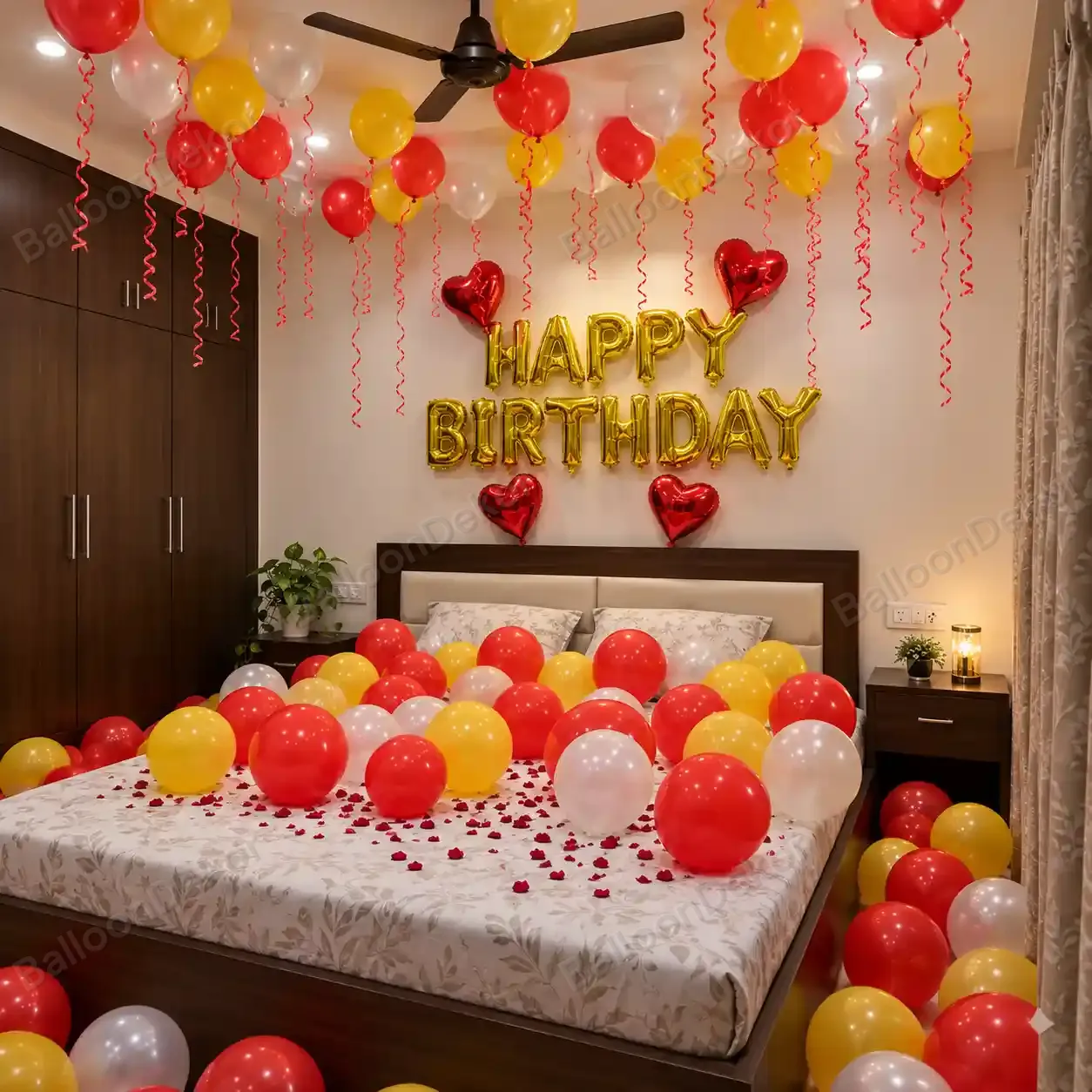 Romantic Happy Birthday Room Decoration — photo 2