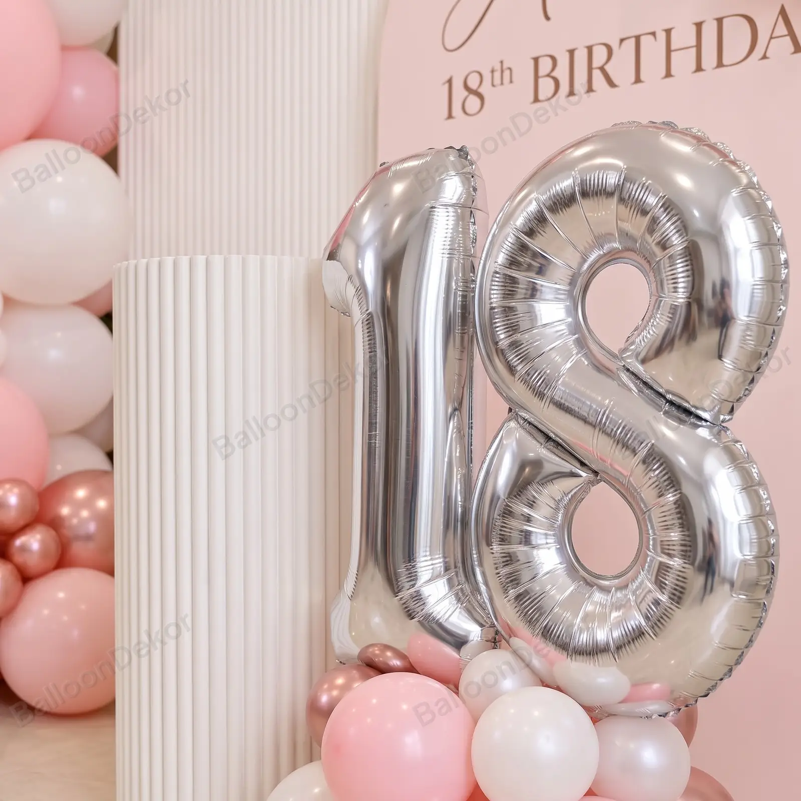 Rose Gold Dream Birthday Decor — photo 3
