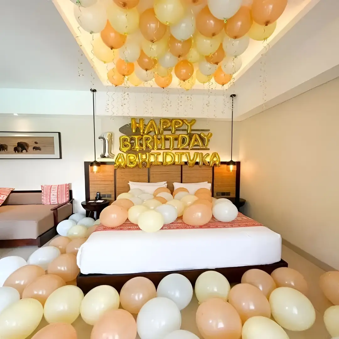 Simple Room Decor for Birthday — Birthday Decoration in Chandigarh in Chandigarh