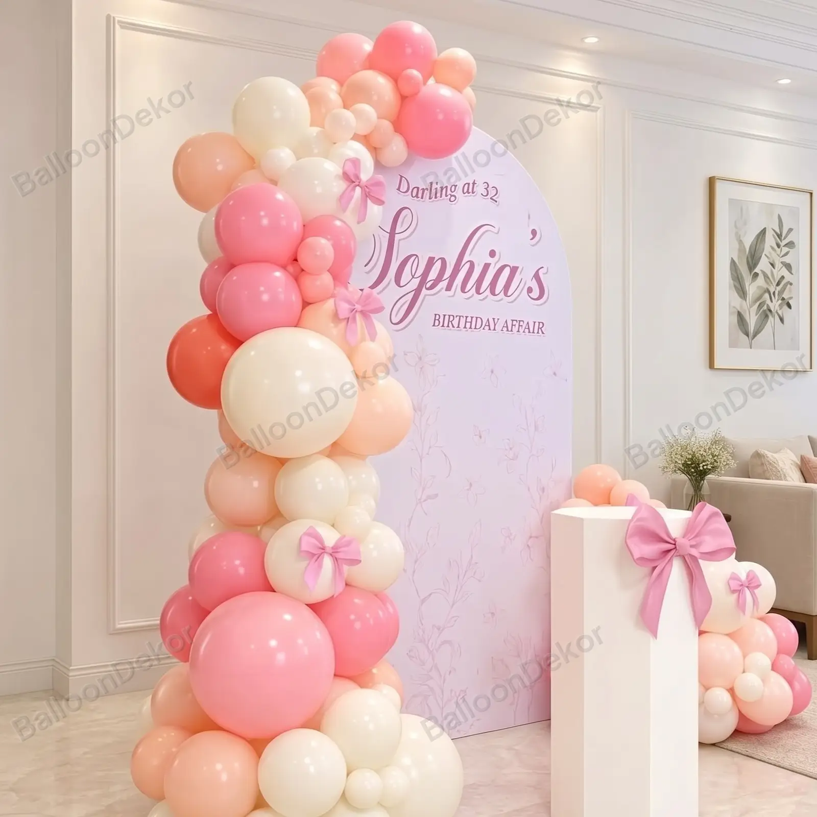 Surprise Birthday Backdrop Decoration — thumbnail 2