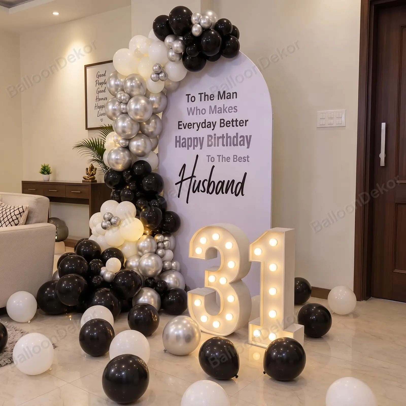 Surprise Birthday Decor for Husband — thumbnail 2