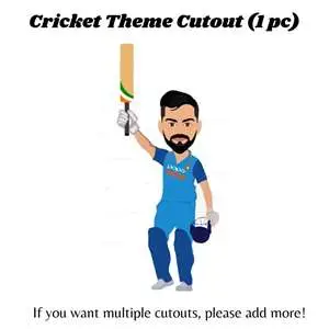 Cricket Theme Cutout (1 pc)