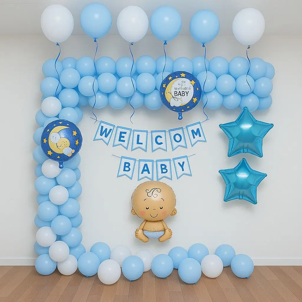 Balloon Arch Decor for Newborn