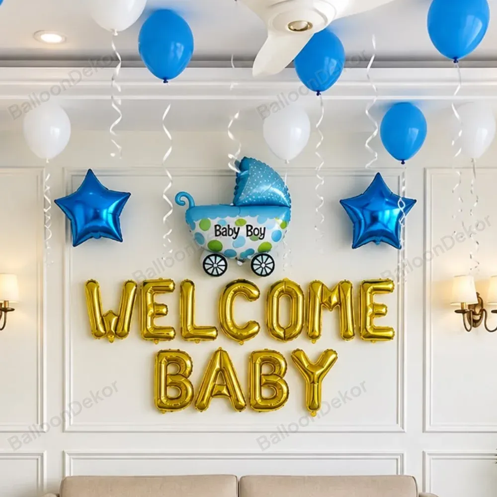 Baby Boy Hall Setup — thumbnail 2