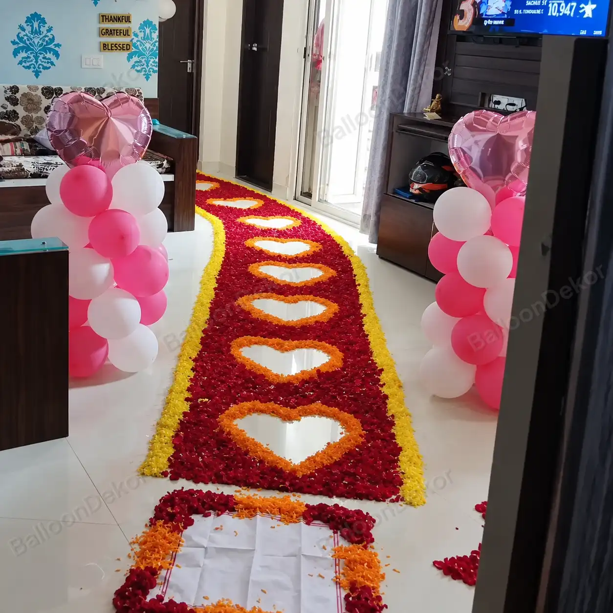 Bloom Aisle of Love — Bridal Welcome Home Decoration for Bride