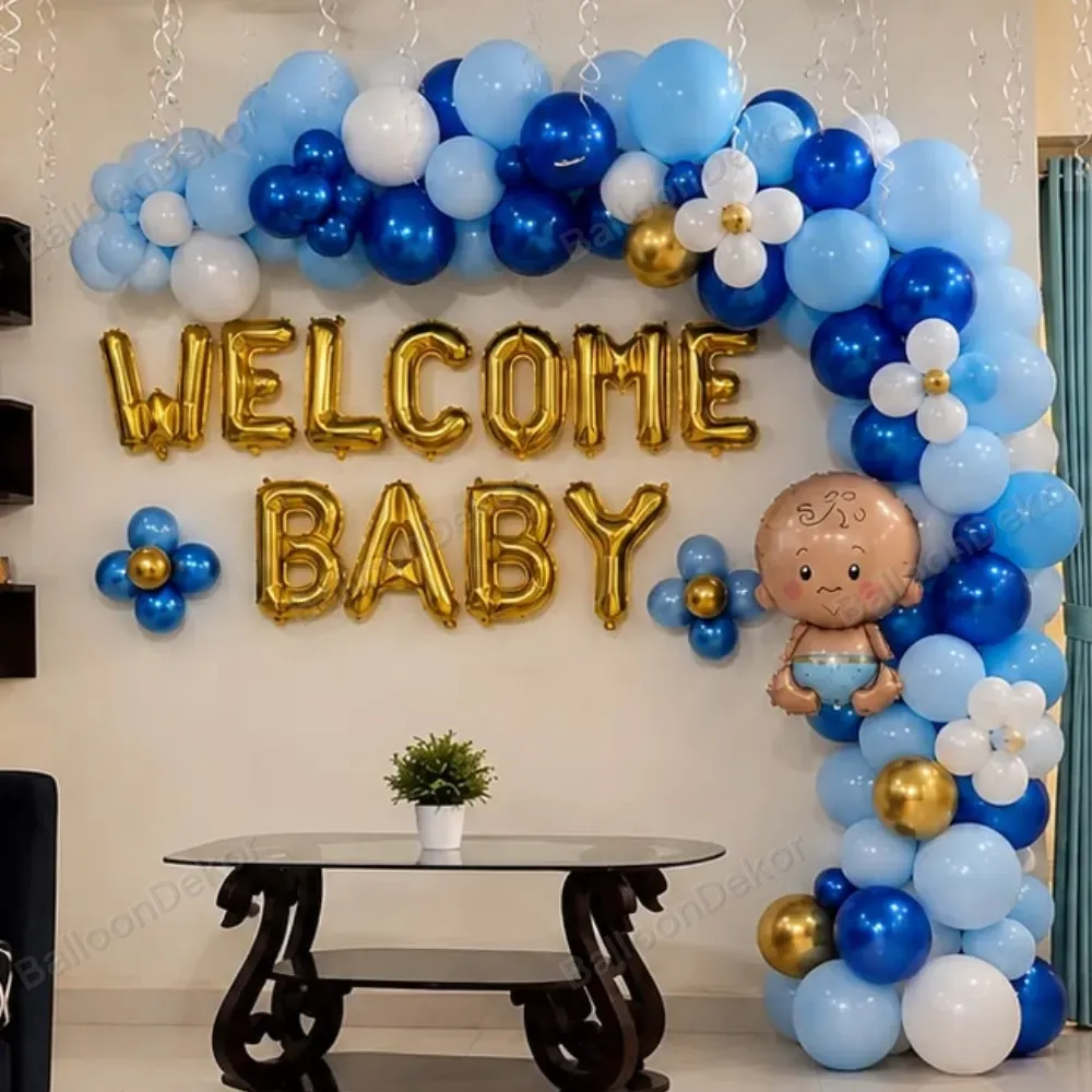 Elegant Floral Baby Welcome Decoration — thumbnail 2