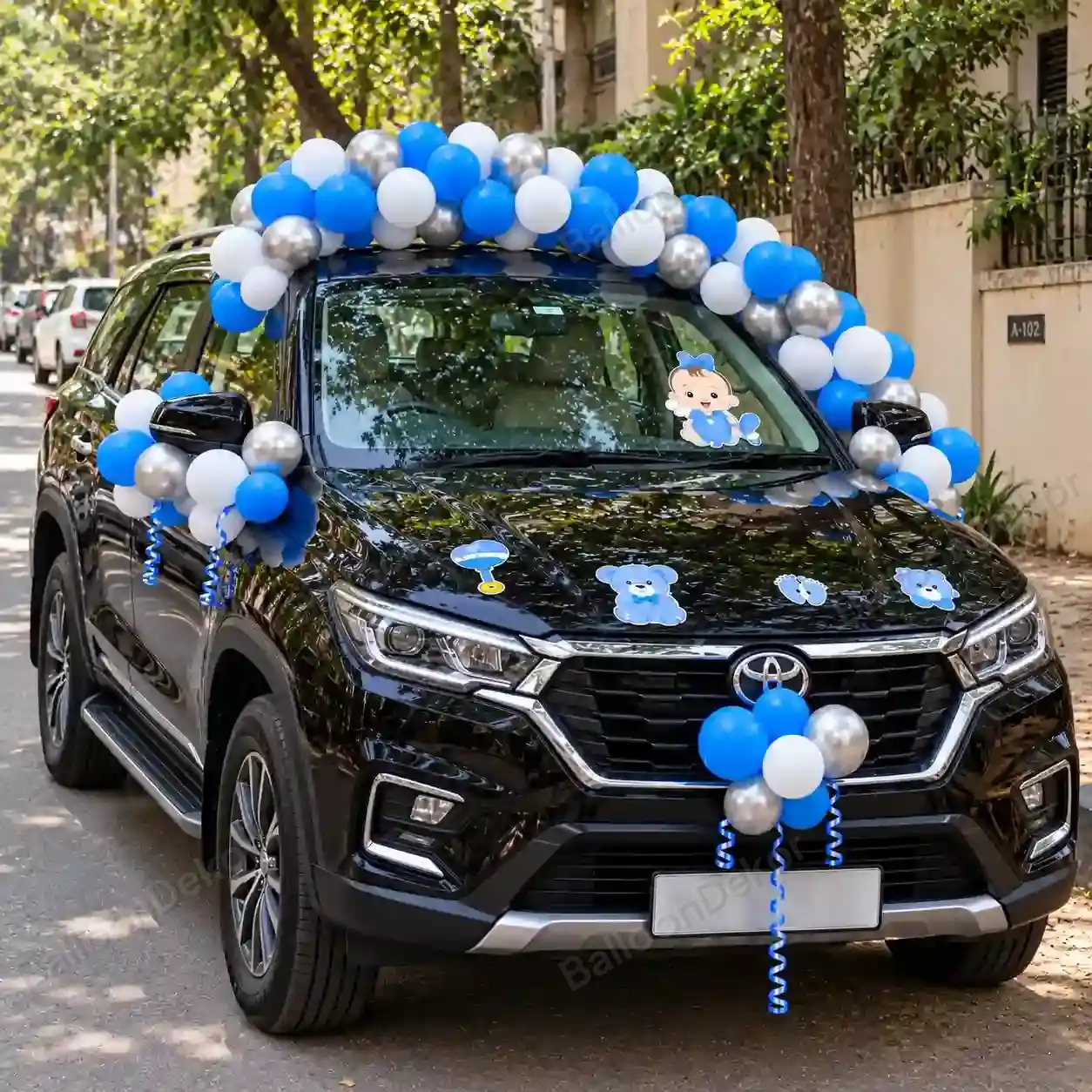 Newborn Boy Welcome Car Decoration — thumbnail 2