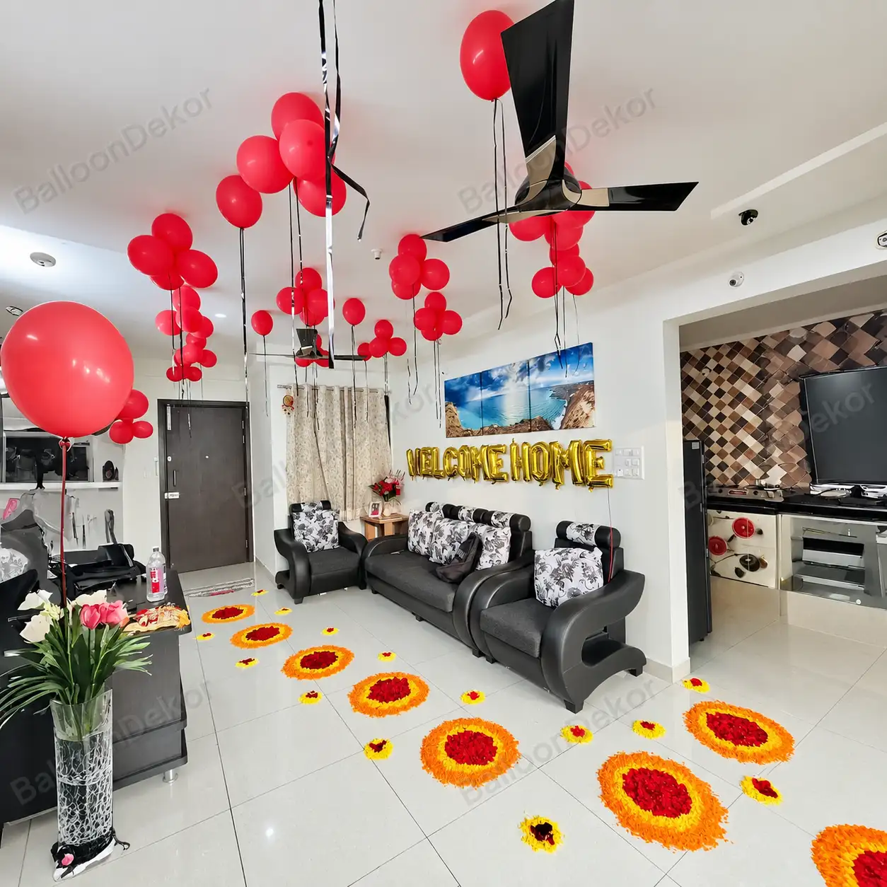 Royal Homecoming Delight — Bridal Welcome Home Decoration for Bride