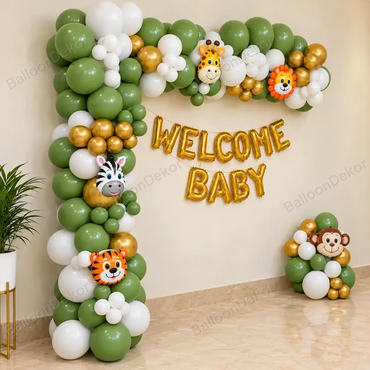 Welcome Baby Jungle Theme Decoration — photo 2