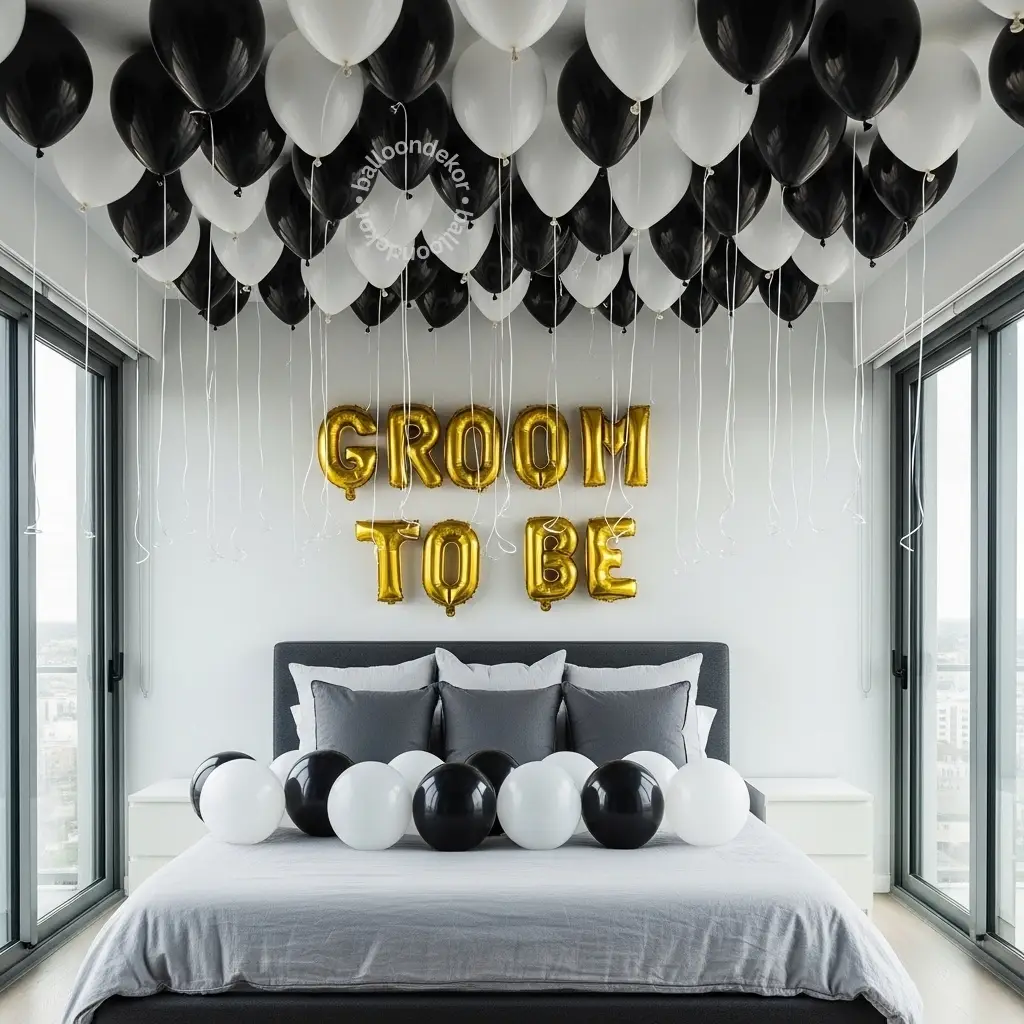 Stylish Groom To Be Party Decor