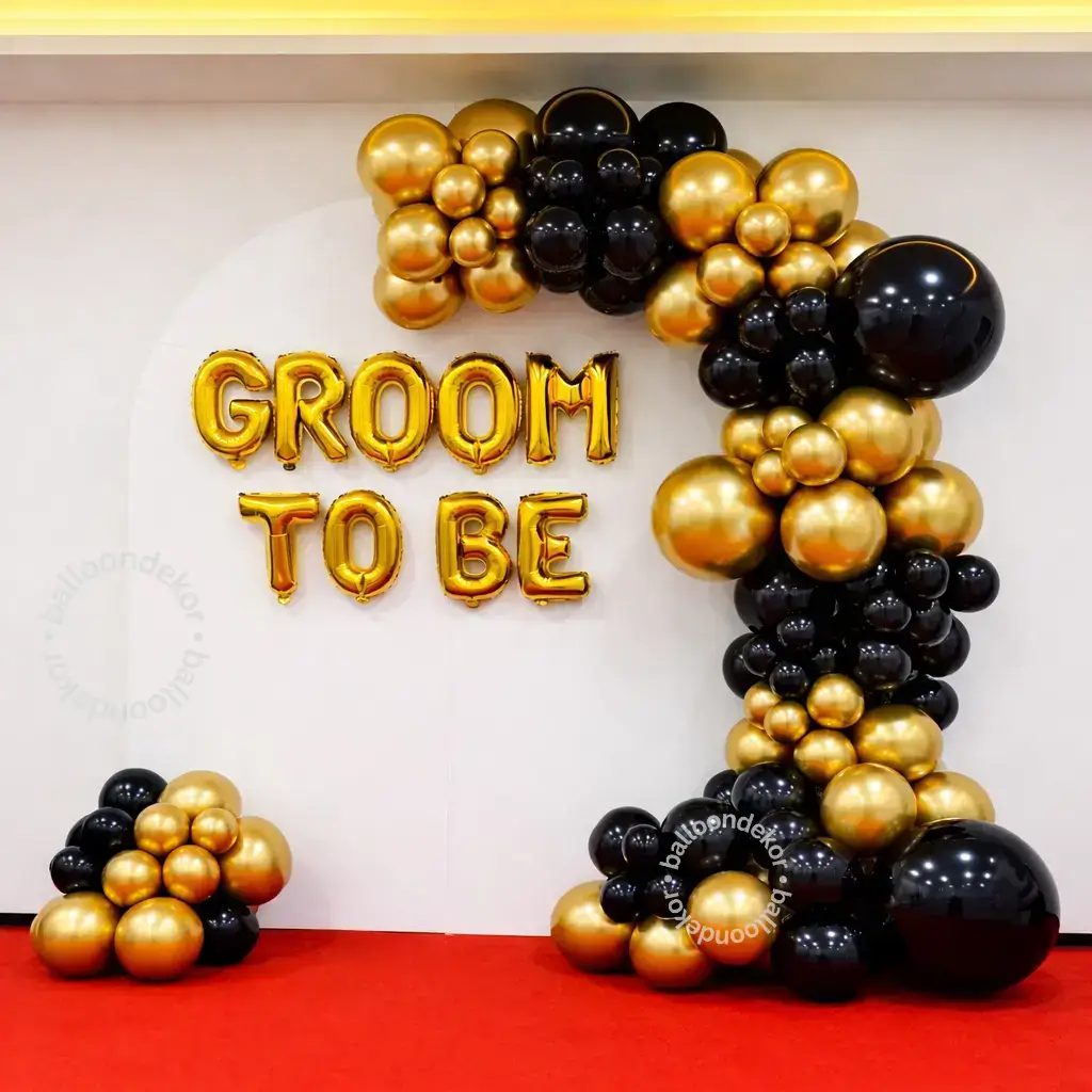 Groom To Be Presents Decor