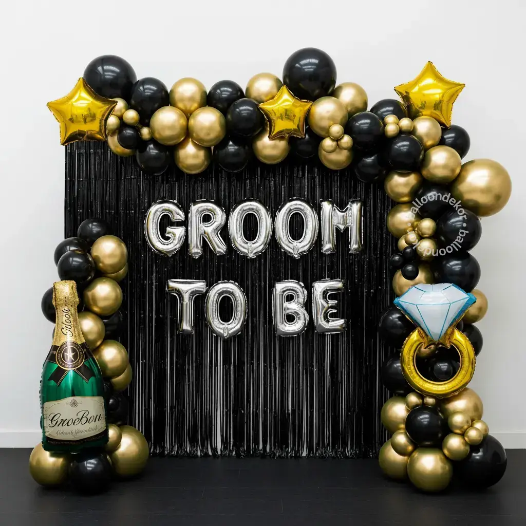 Simple Groom To Be Decor