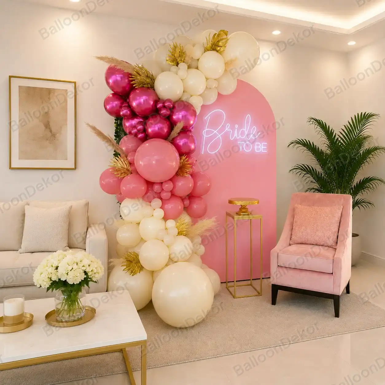 Bride To Be Balloon Backdrop Decoration — thumbnail 2
