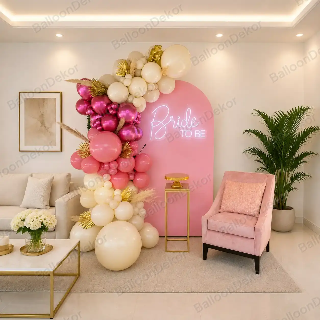 Bride To Be Balloon Backdrop Decoration — thumbnail 1