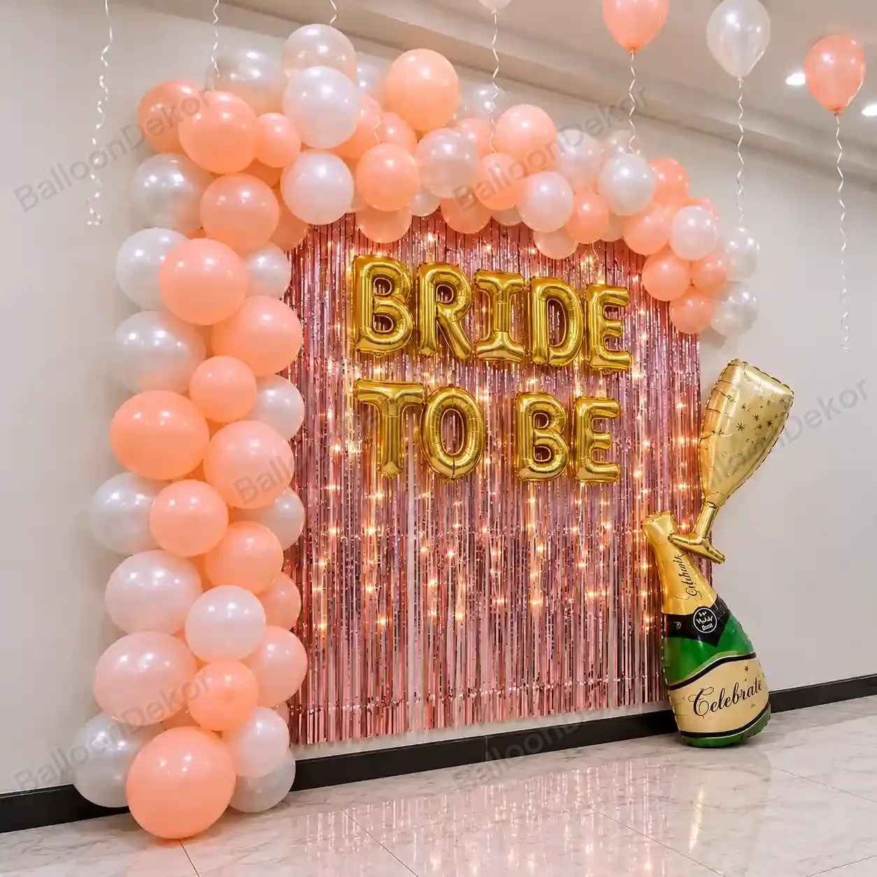 Elegant Bride To Be Balloon Decoration — thumbnail 2