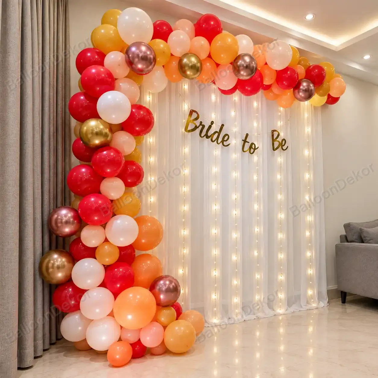 Glamorous Bridal Party Decor — thumbnail 2