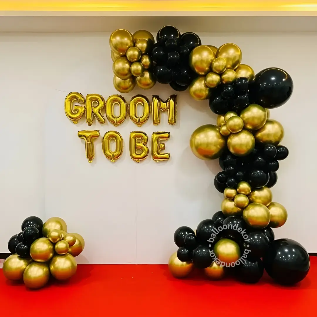 Groom To Be Balloon Room Setup — thumbnail 2