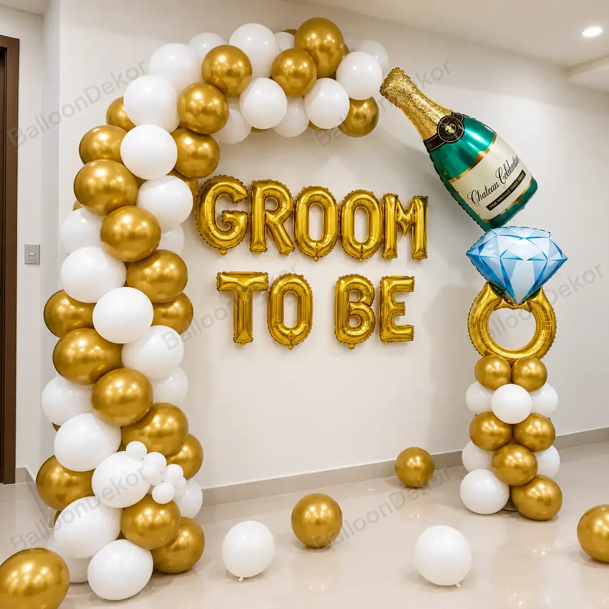 Premium Groom To Be Balloon Setup — thumbnail 2