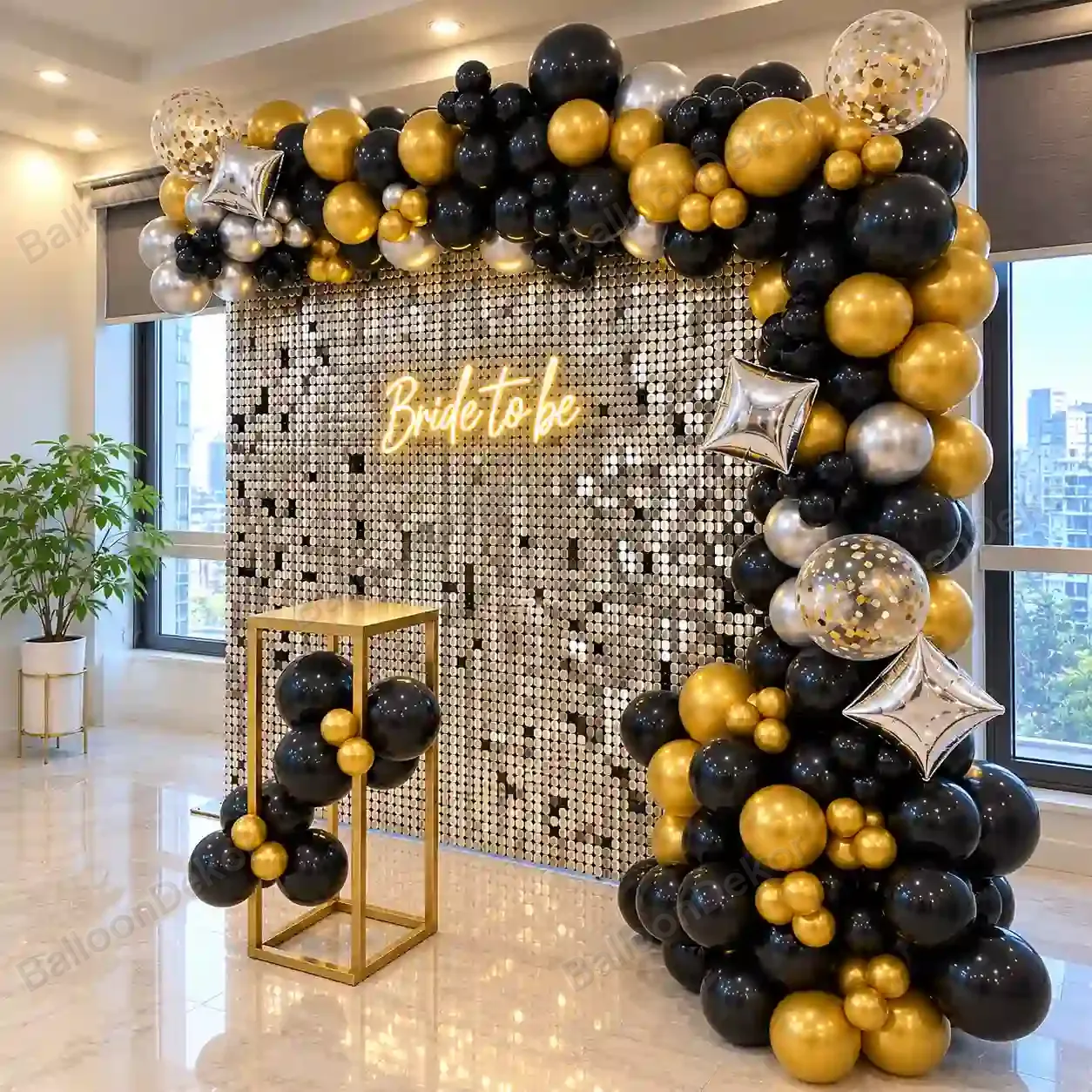 Sequins Backdrop for Bachelorette — thumbnail 2