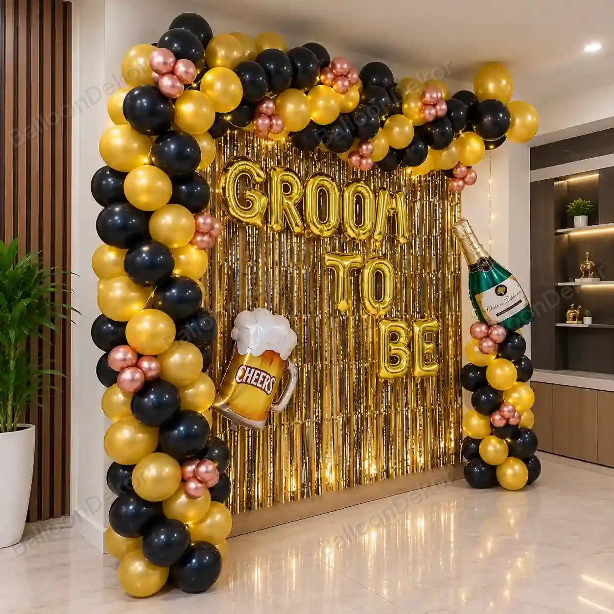 Stylish Groom To Be Party Decor — thumbnail 2