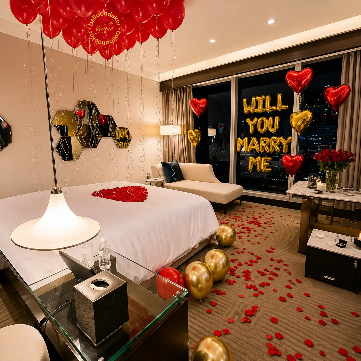 Romantic Proposal Room Decoration — photo 2