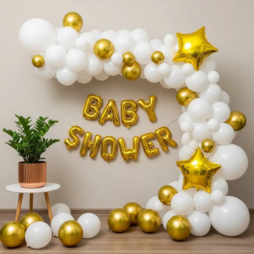 Baby Shower Simple Balloon Decoration